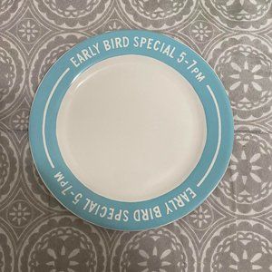 Lot of 8: KATE SPADE Lenox Orders Up Early Bird Special Dessert Salad Plate